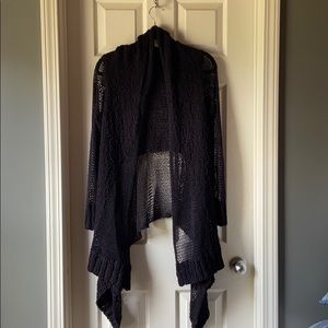 Michael Kors dark navy open sweater. Sz S